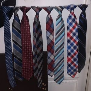 8 Clip on Ties